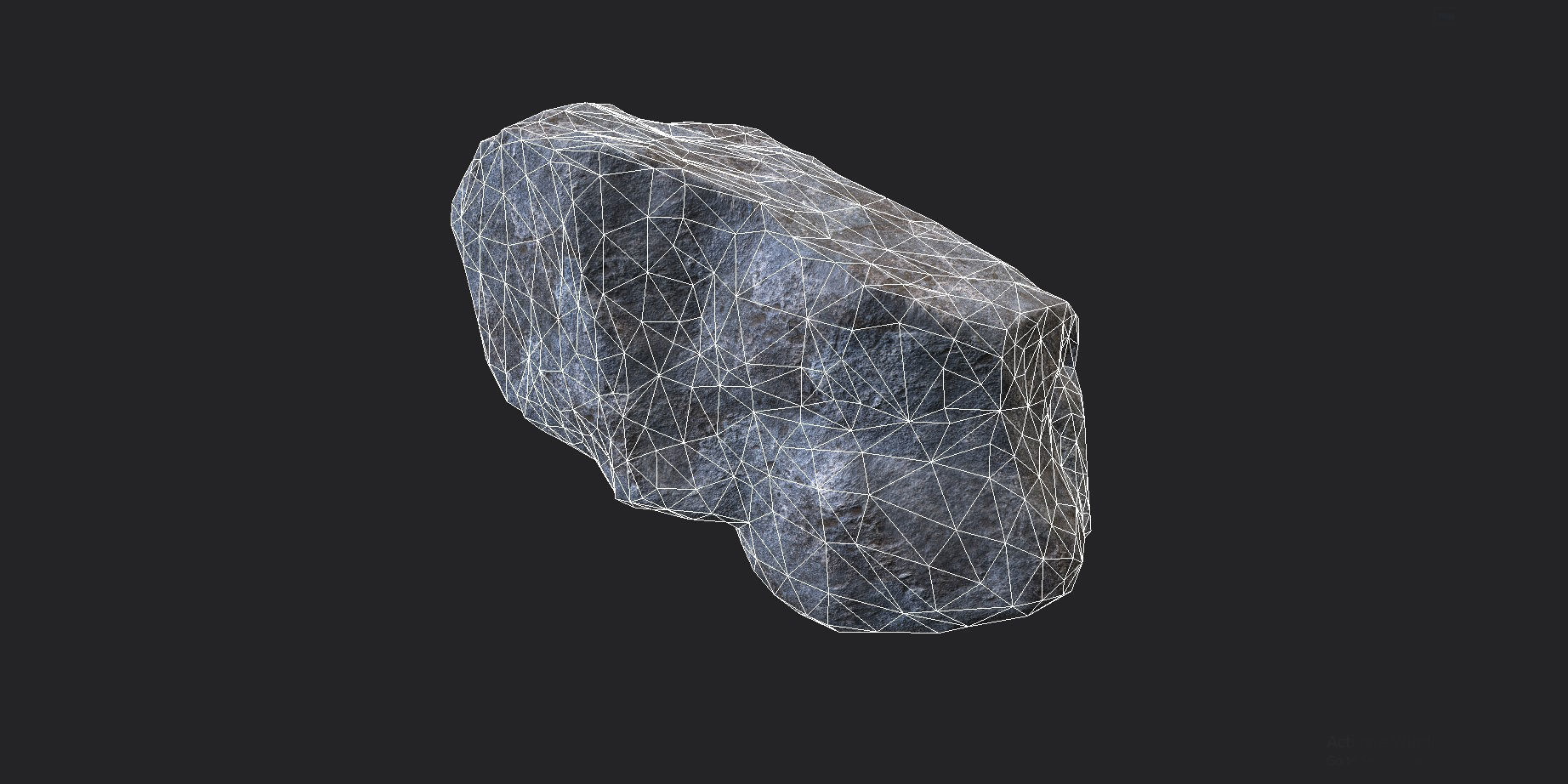 Rock Collection 001 Low-poly 3D model_29