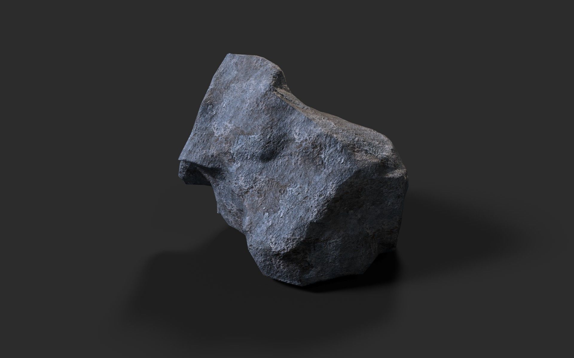 Rock Collection 001 Low-poly 3D model_9