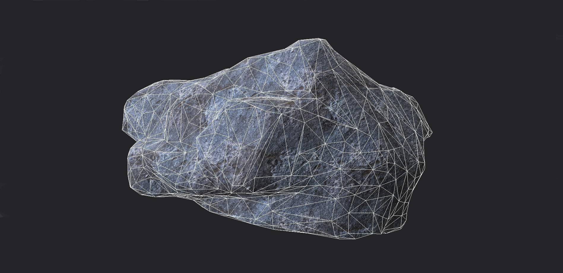 Rock Collection 001 Low-poly 3D model_4