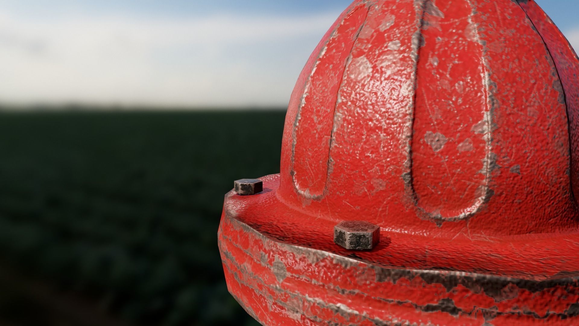 Fire Hydrant Game Ready Model Low-poly 3D model_33