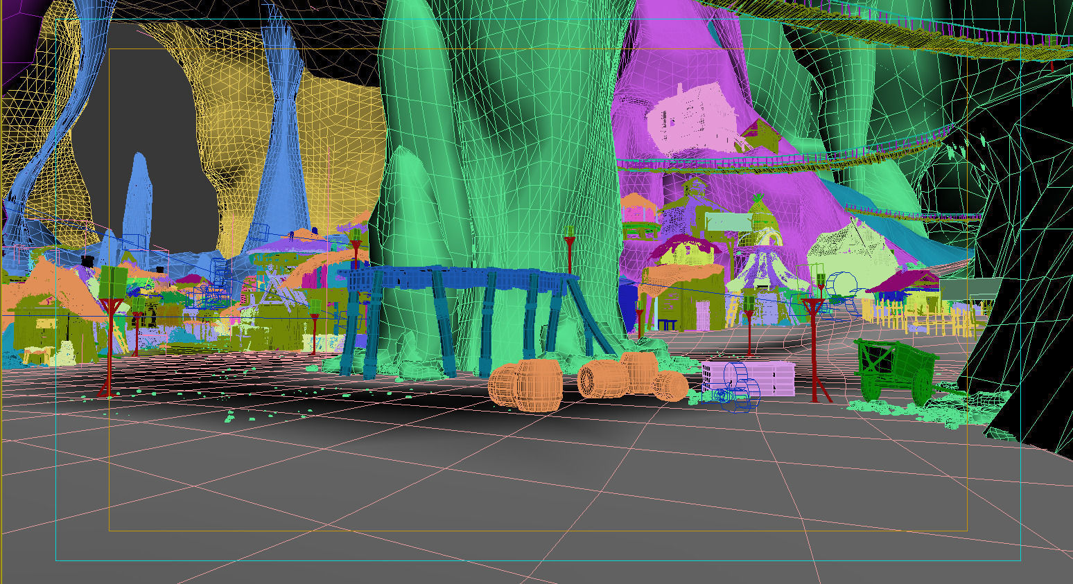 Complex Cave T 01  3D model_9