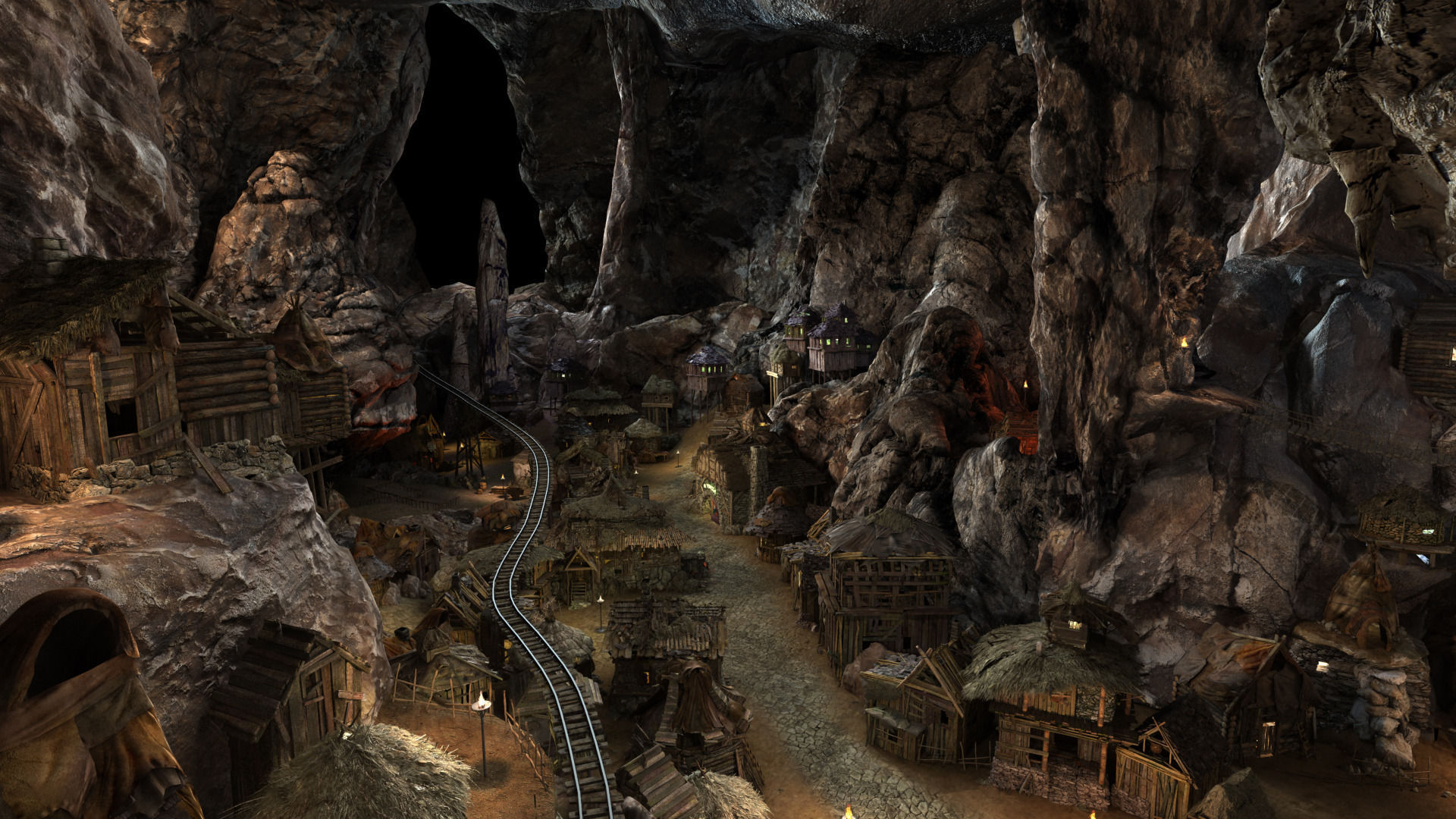 Complex Cave T 01  3D model_14