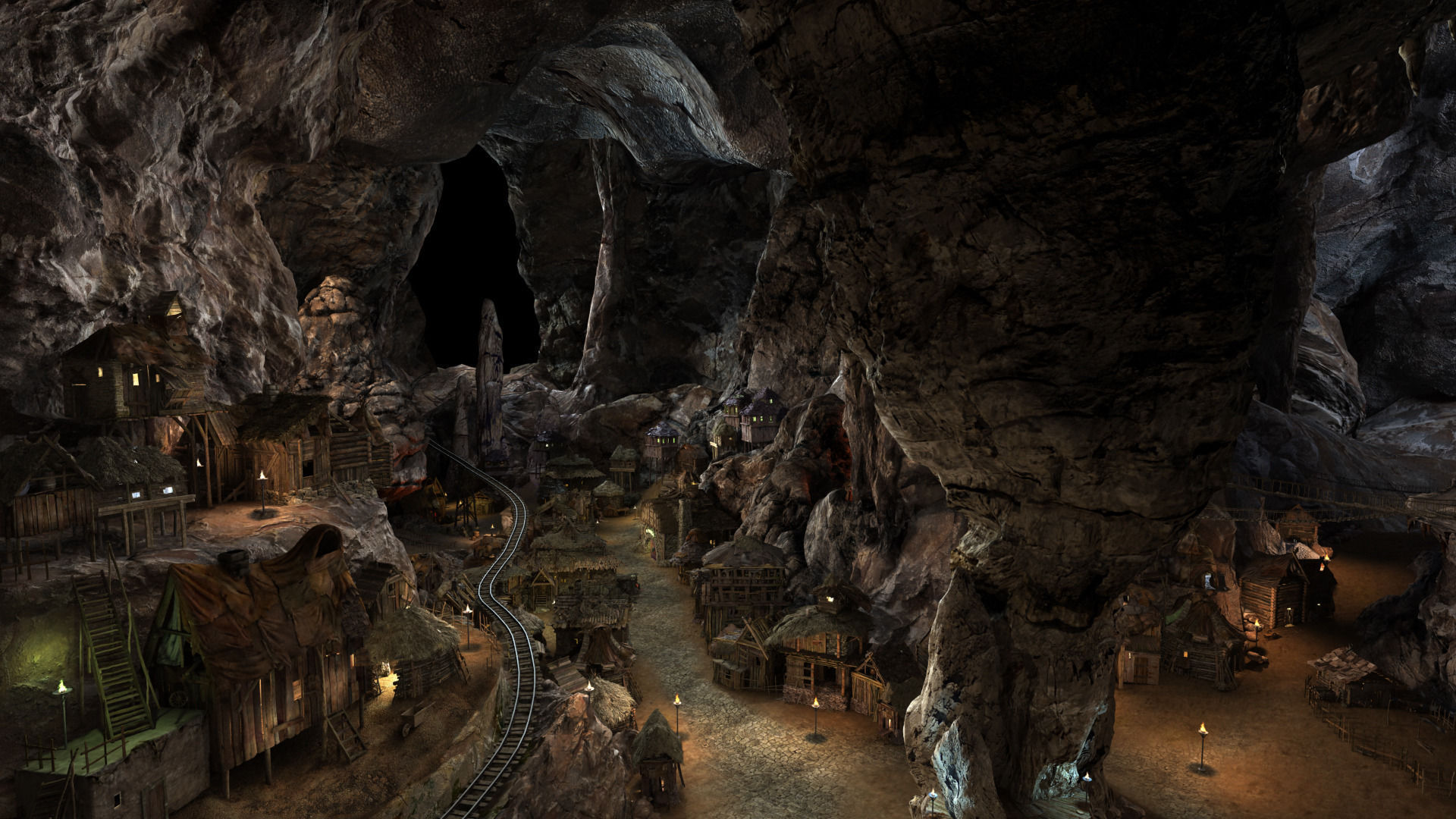 Complex Cave T 01  3D model_3