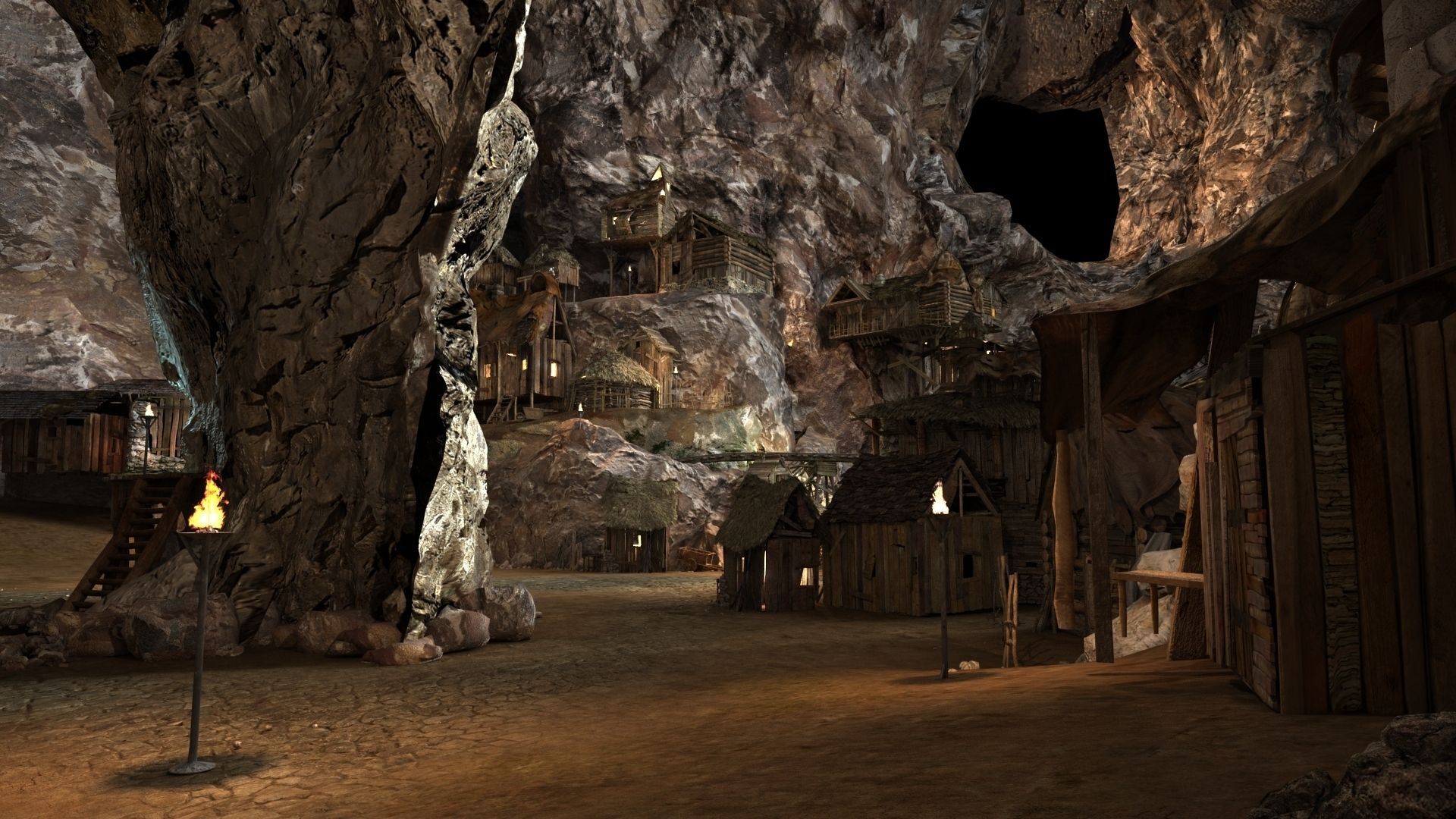 Complex Cave T 01  3D model_10