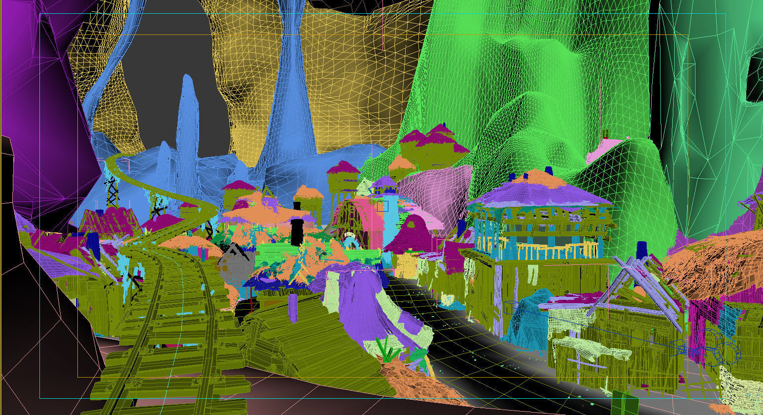 Complex Cave T 01  3D model_2