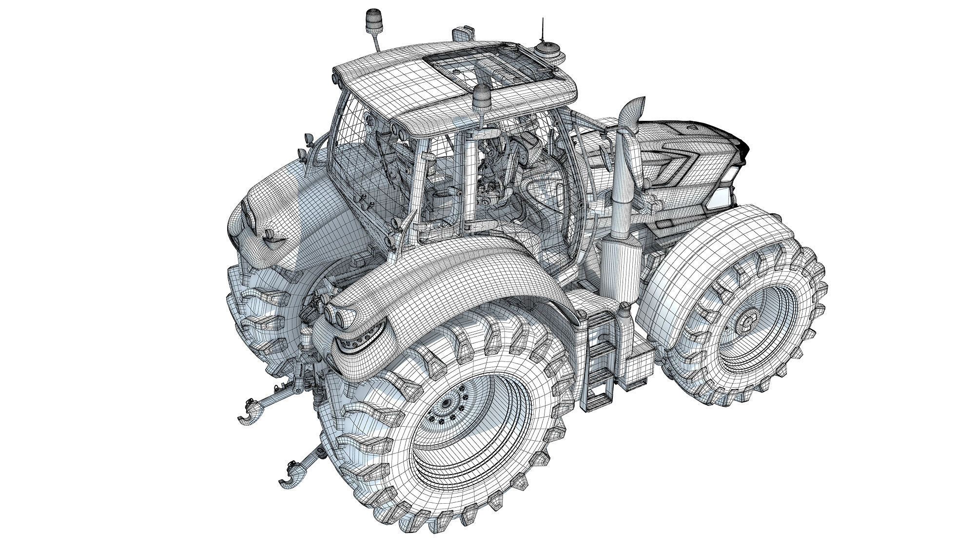 Deutz Fahr Tractor 3D model_18