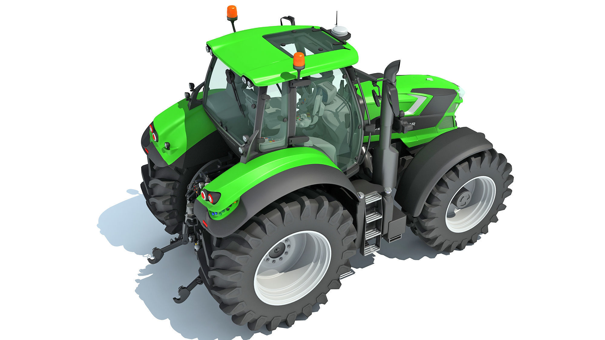 Deutz Fahr Tractor 3D model_6