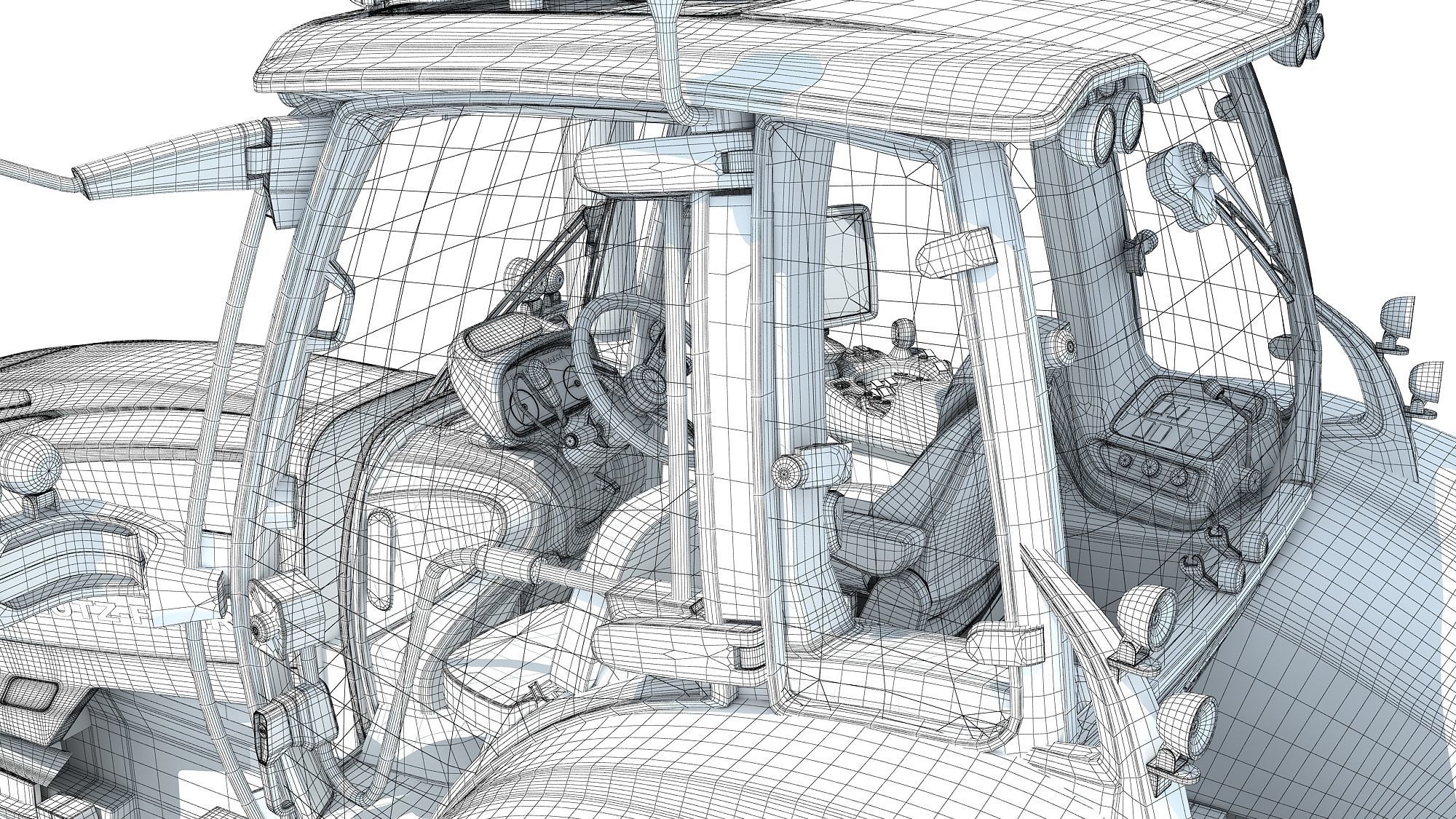 Deutz Fahr Tractor 3D model_15