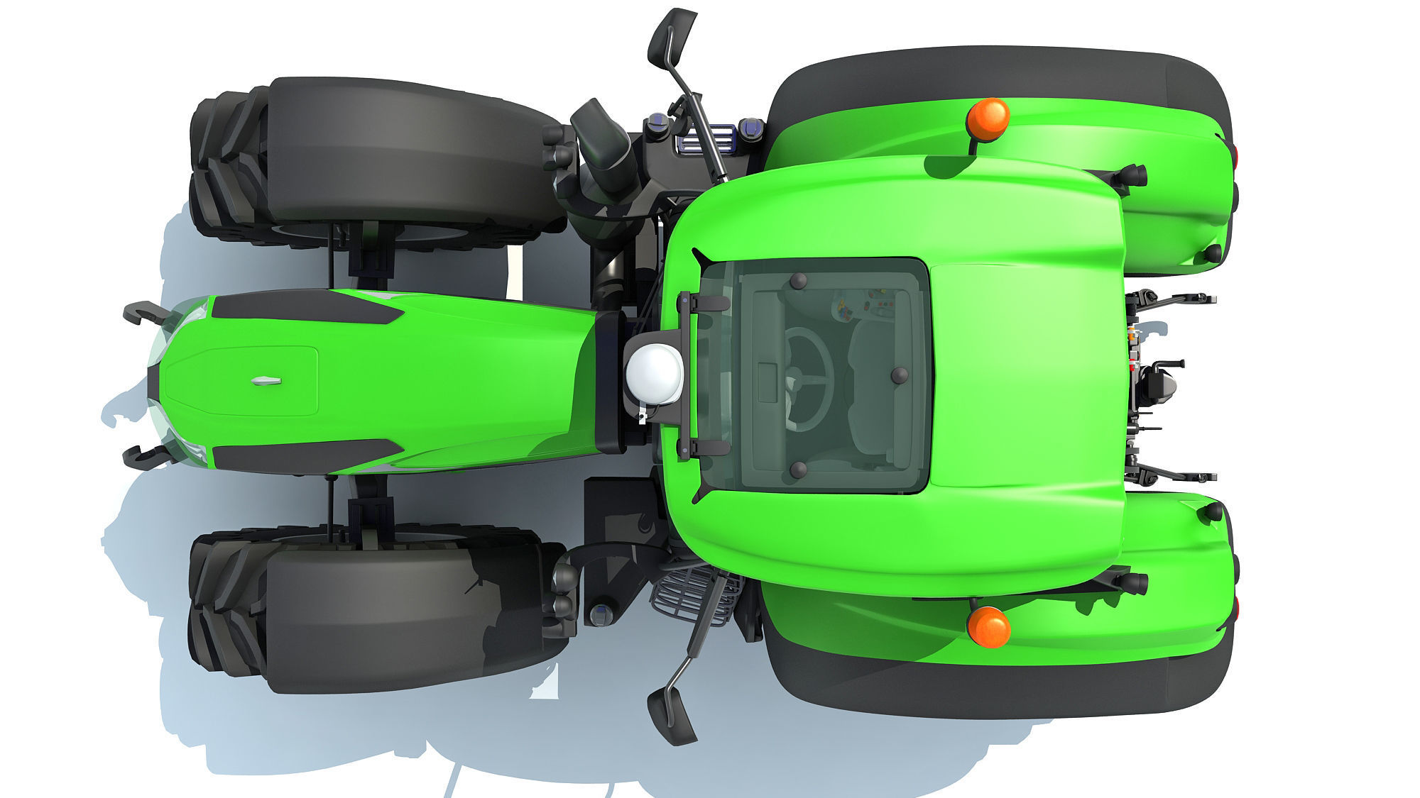 Deutz Fahr Tractor 3D model_14
