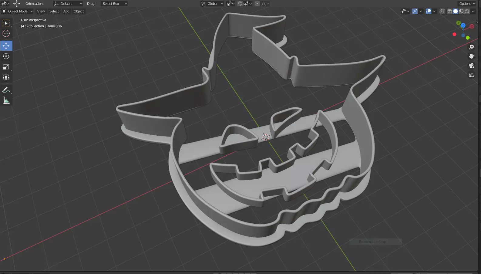 Halloween Cookie Cutter Set 3D print model_0