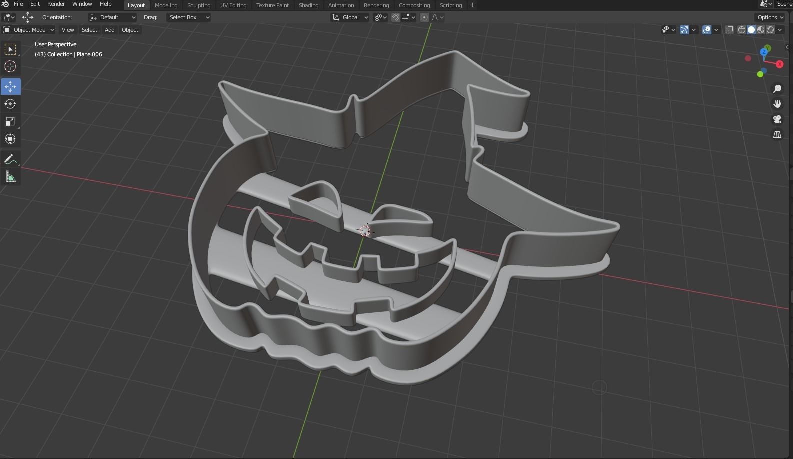 Halloween Cookie Cutter Set 3D print model_2