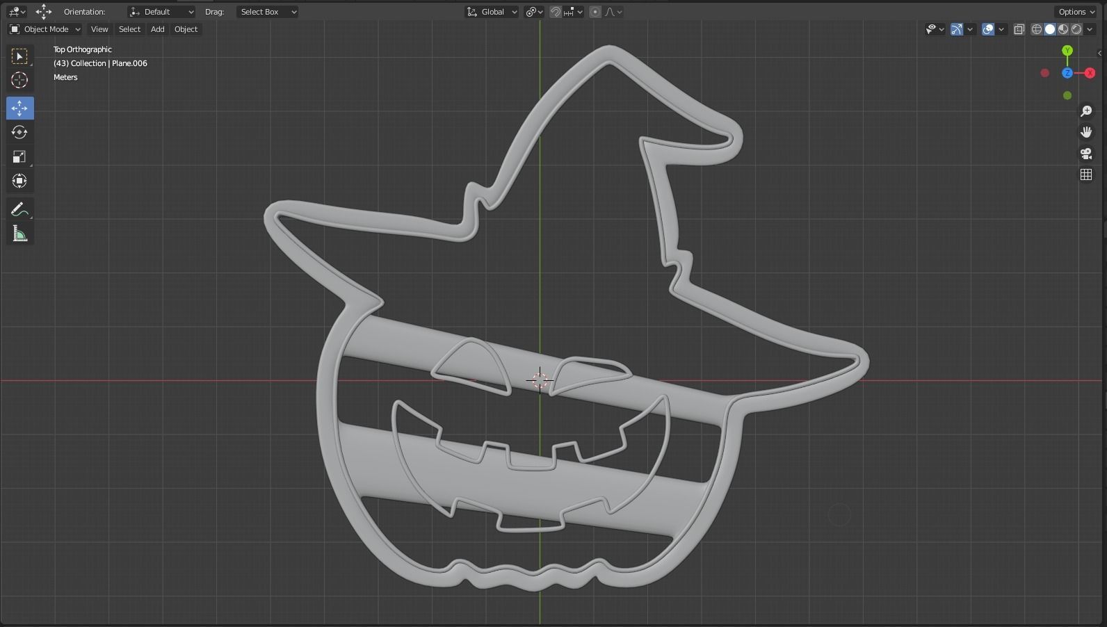 Halloween Cookie Cutter Set 3D print model_1