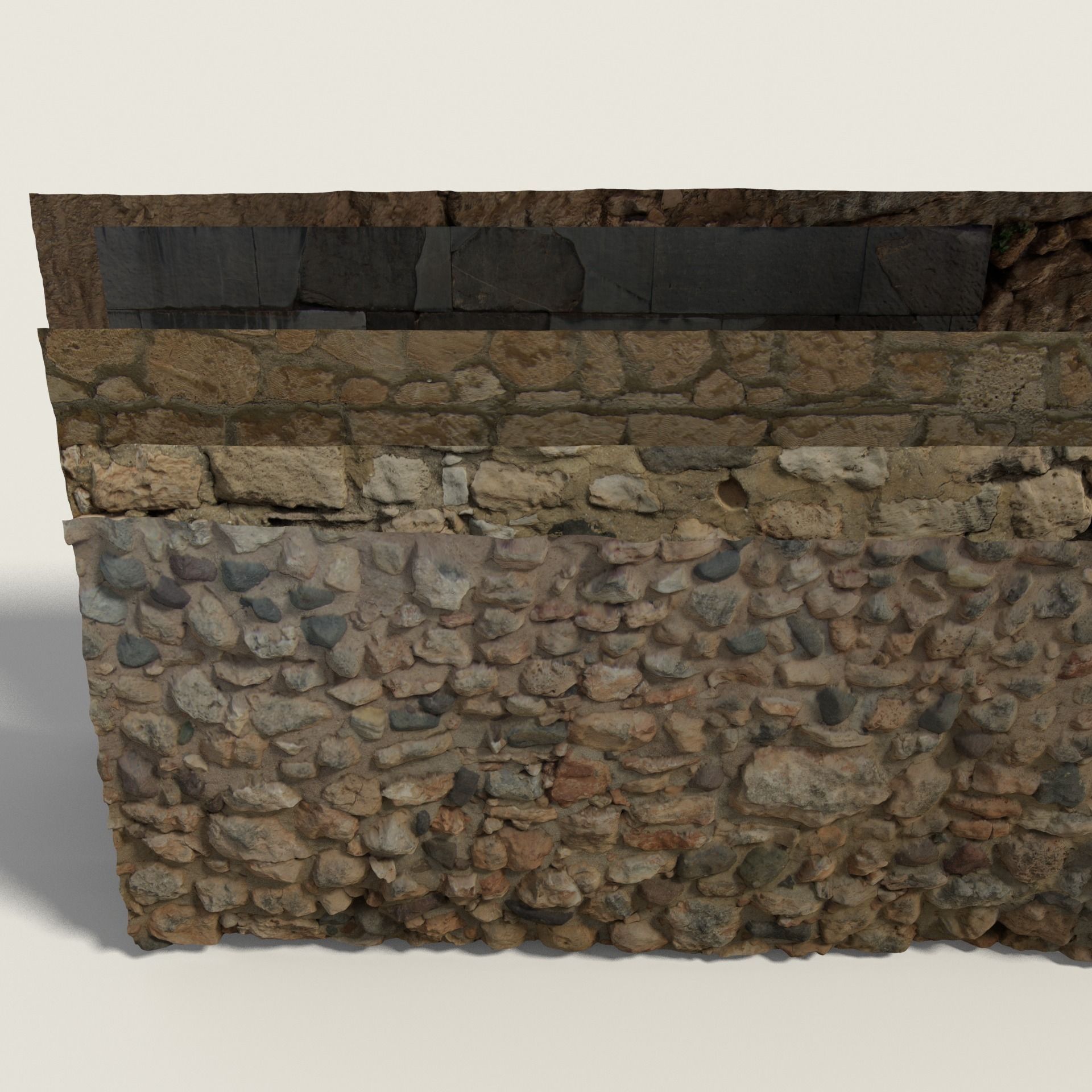 Scanned Wall Collection Pack 3D model_1