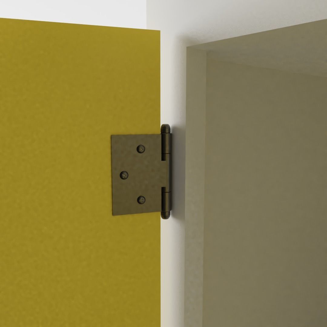 Vintage Kitchen Cabinet 3D model_2