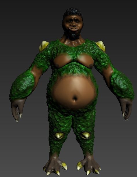 Mostro creature 3D model_0