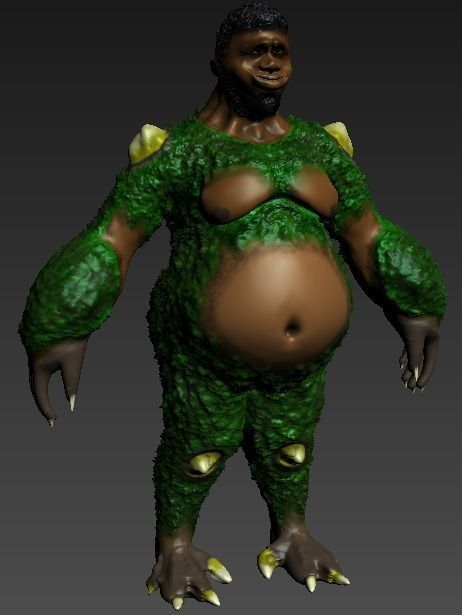 Mostro creature 3D model_2