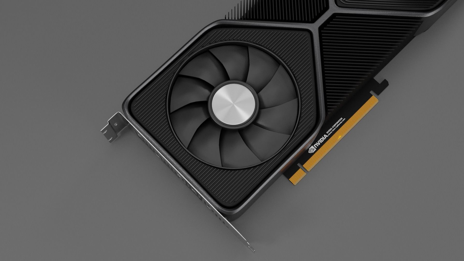 RTX 3080 3D Model Low-poly 3D model_2