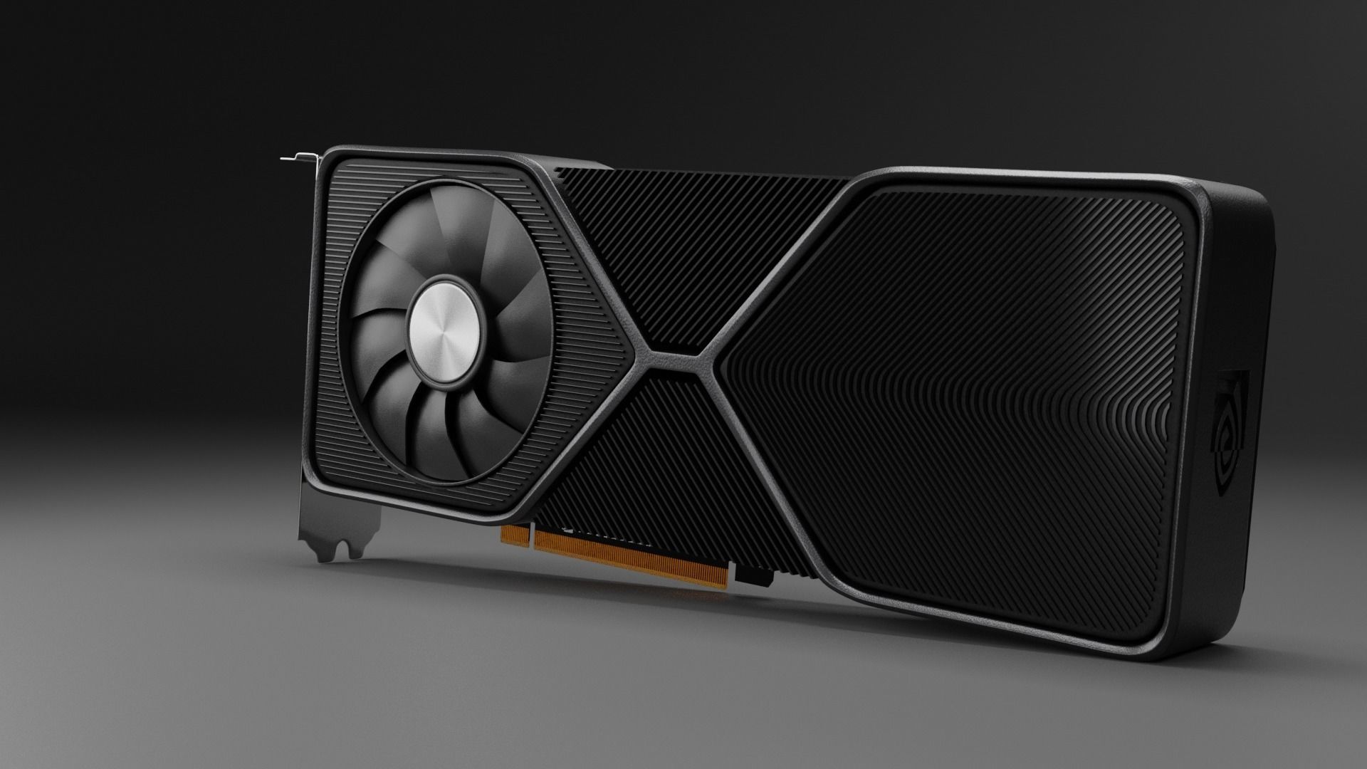 RTX 3080 3D Model Low-poly 3D model_1