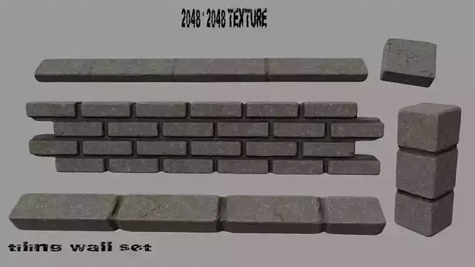 Wall set 1 brick