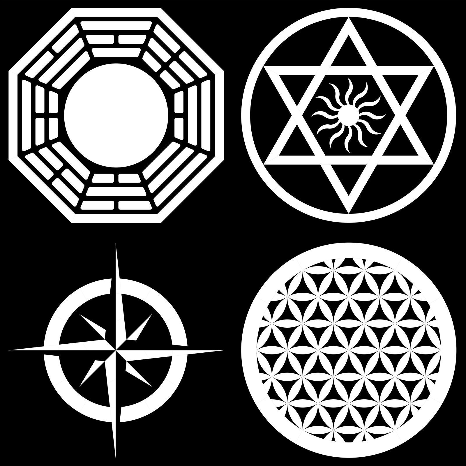 Mandala Floor Tiles 3D model_9