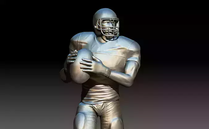 American footballer Pose