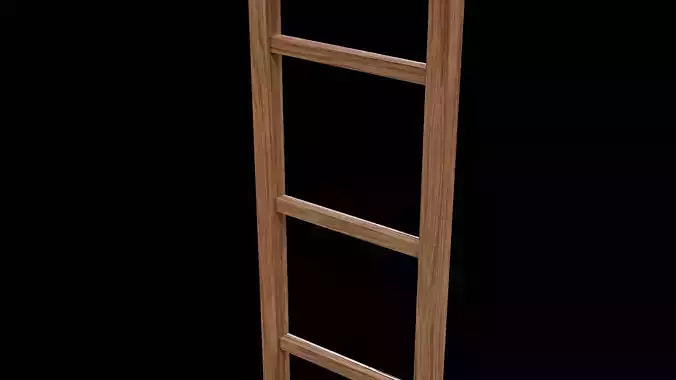 BlanketLadder-walnut wood
