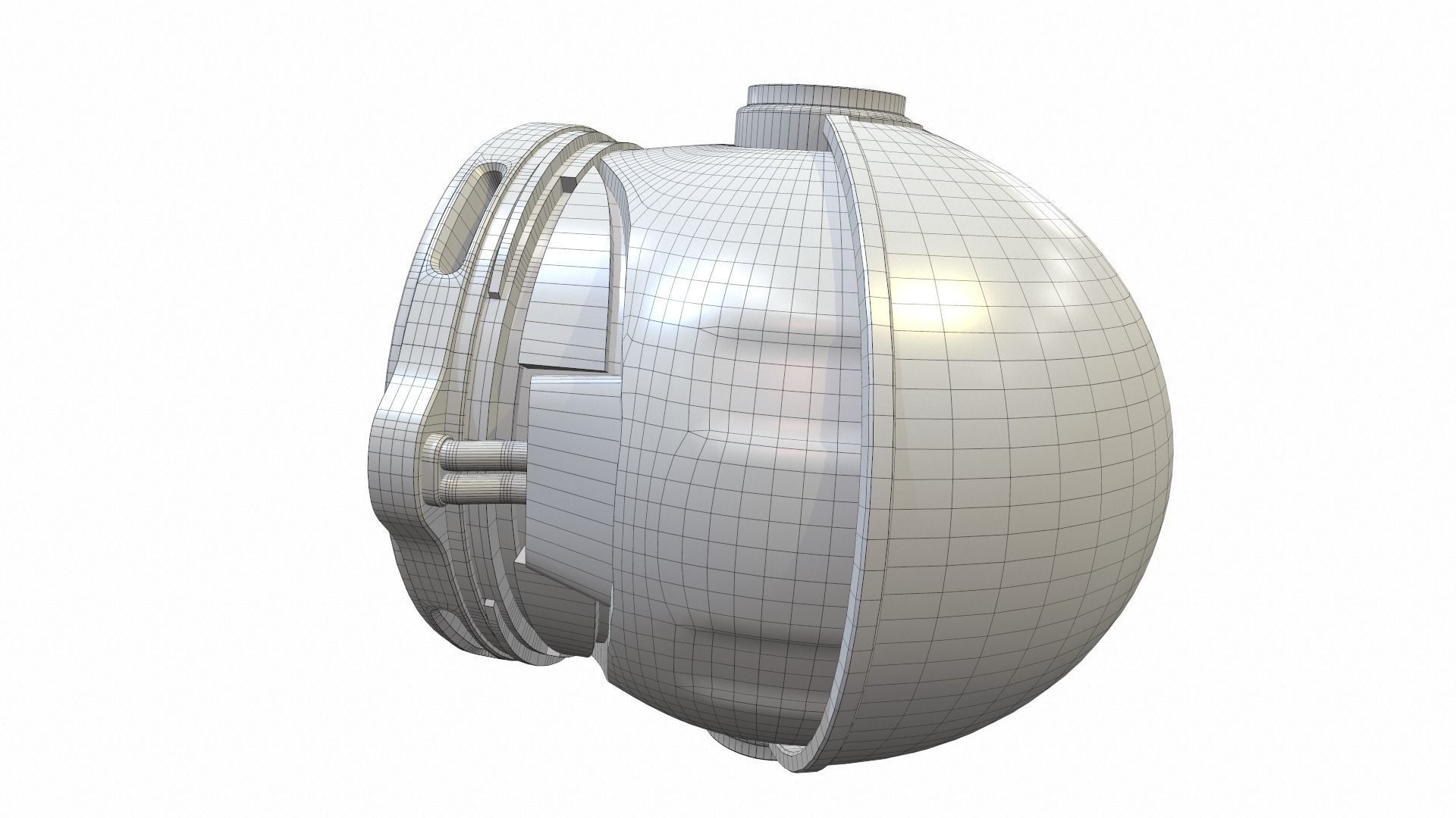 Astronaut space helmet sp-3 3D model_11