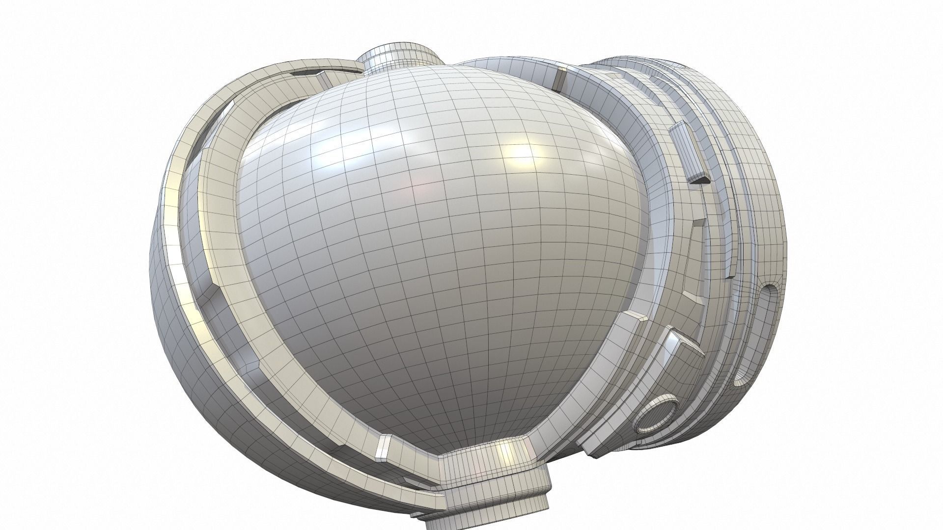 Astronaut space helmet sp-3 3D model_13