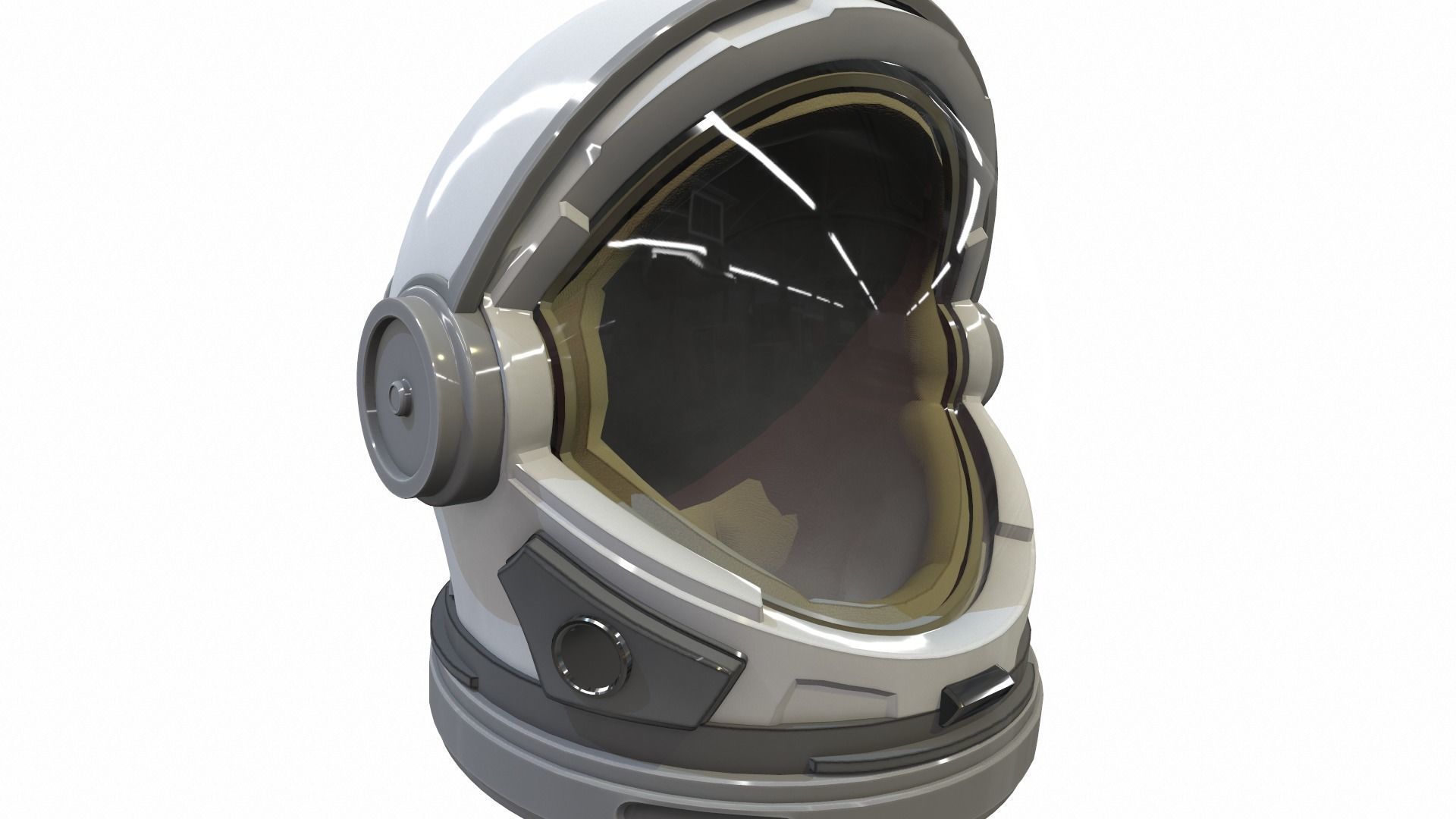 Astronaut space helmet sp-3 3D model_7