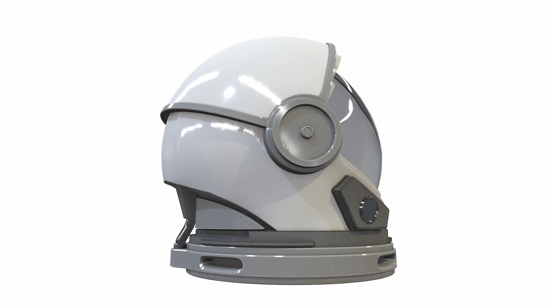 Astronaut space helmet sp-3 3D model_4