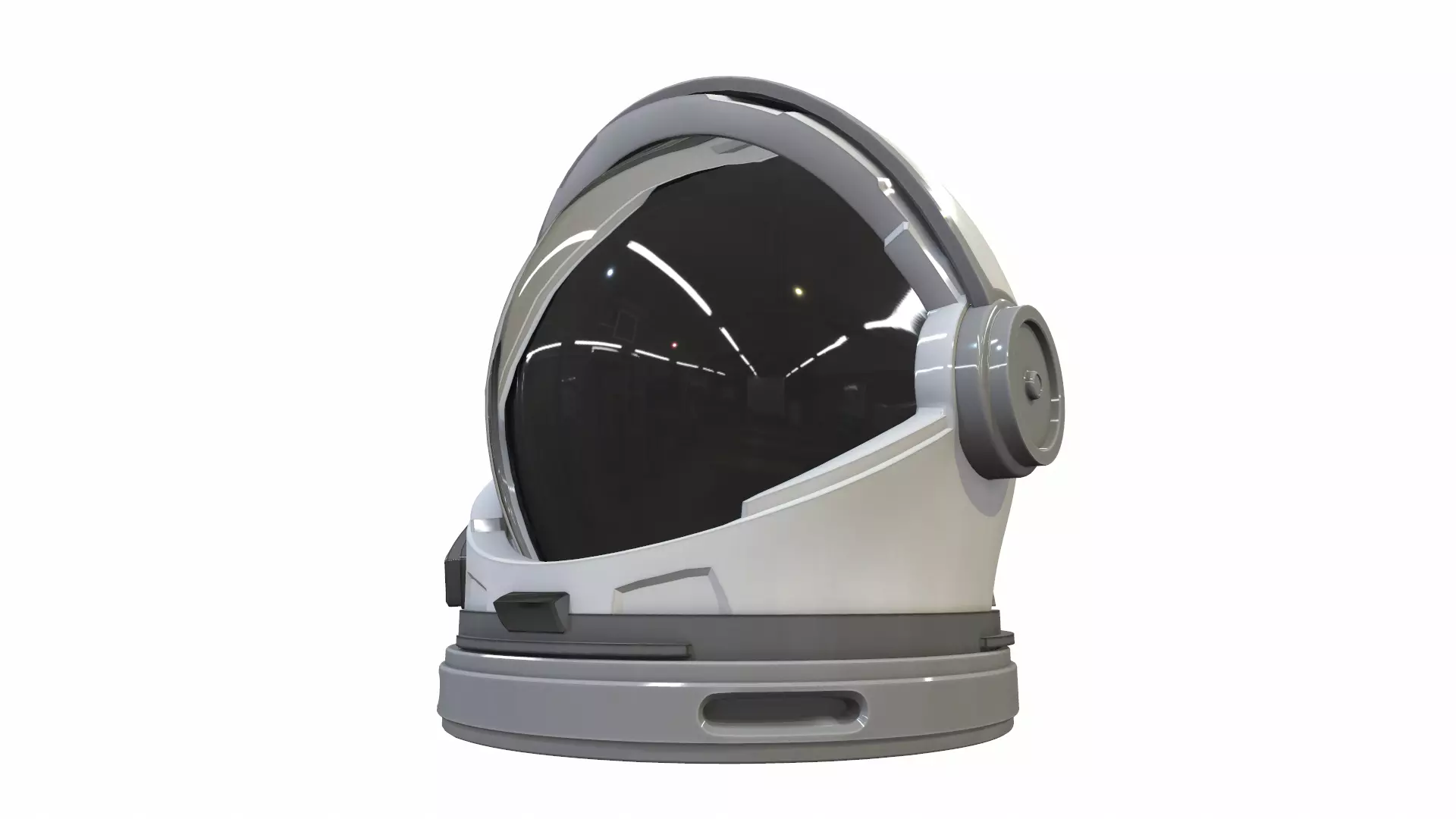 Astronaut space helmet sp-3 3D model_0