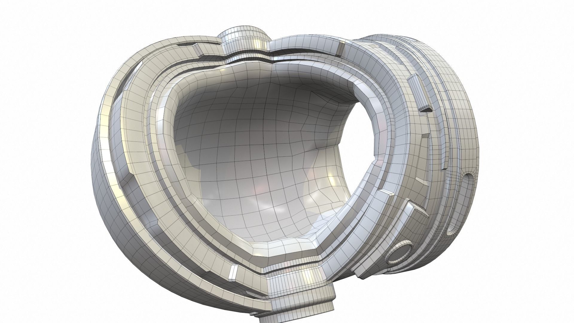 Astronaut space helmet sp-3 3D model_14