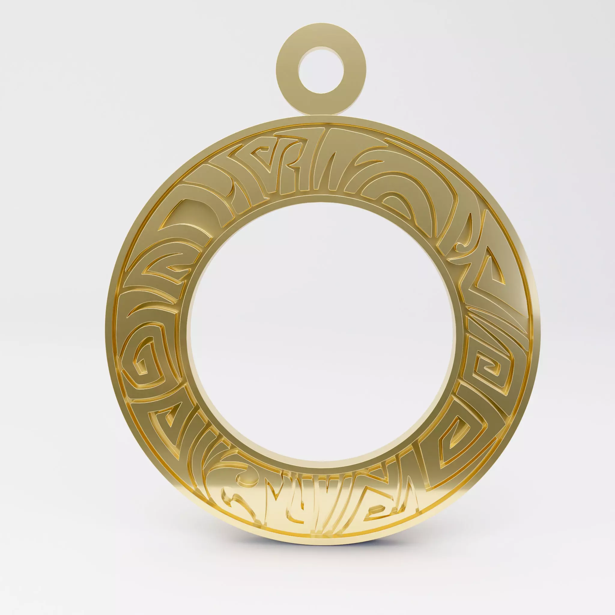 Maori pendant 3D print model