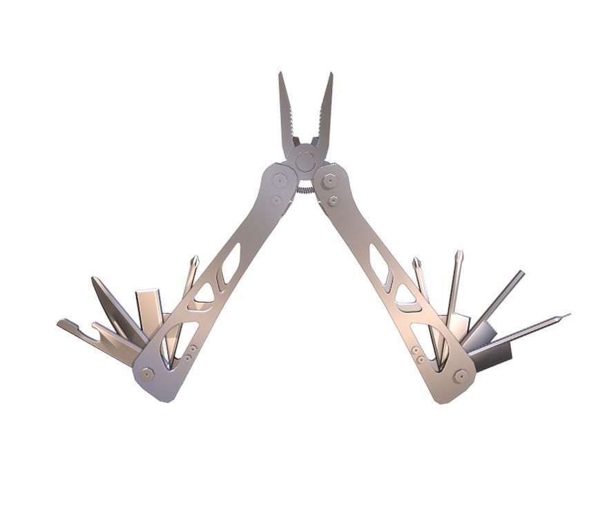 Multy Tool Low-poly 3D model_2