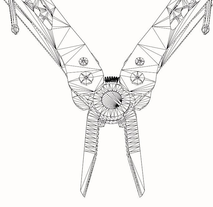 Multy Tool Low-poly 3D model_10