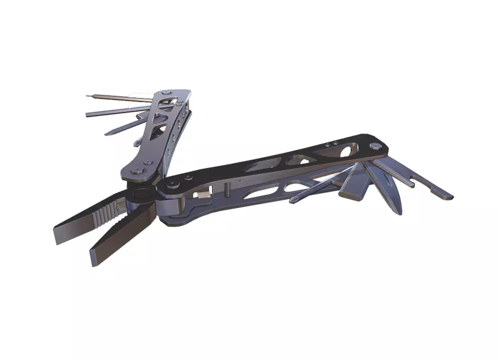 Multy Tool Low-poly 3D model_0