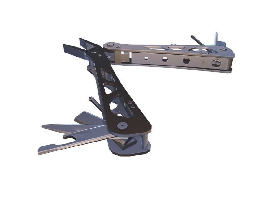 Multy Tool Low-poly 3D model_5