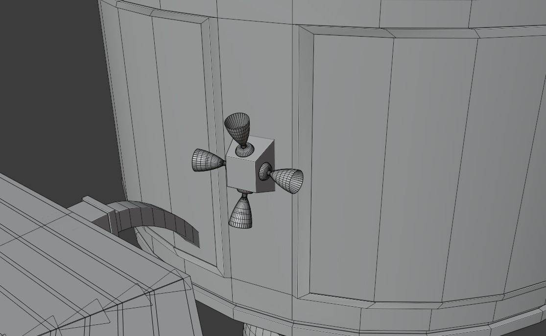 Crew Exploration Vehicle Space Capsule CEV Low-poly 3D model_14