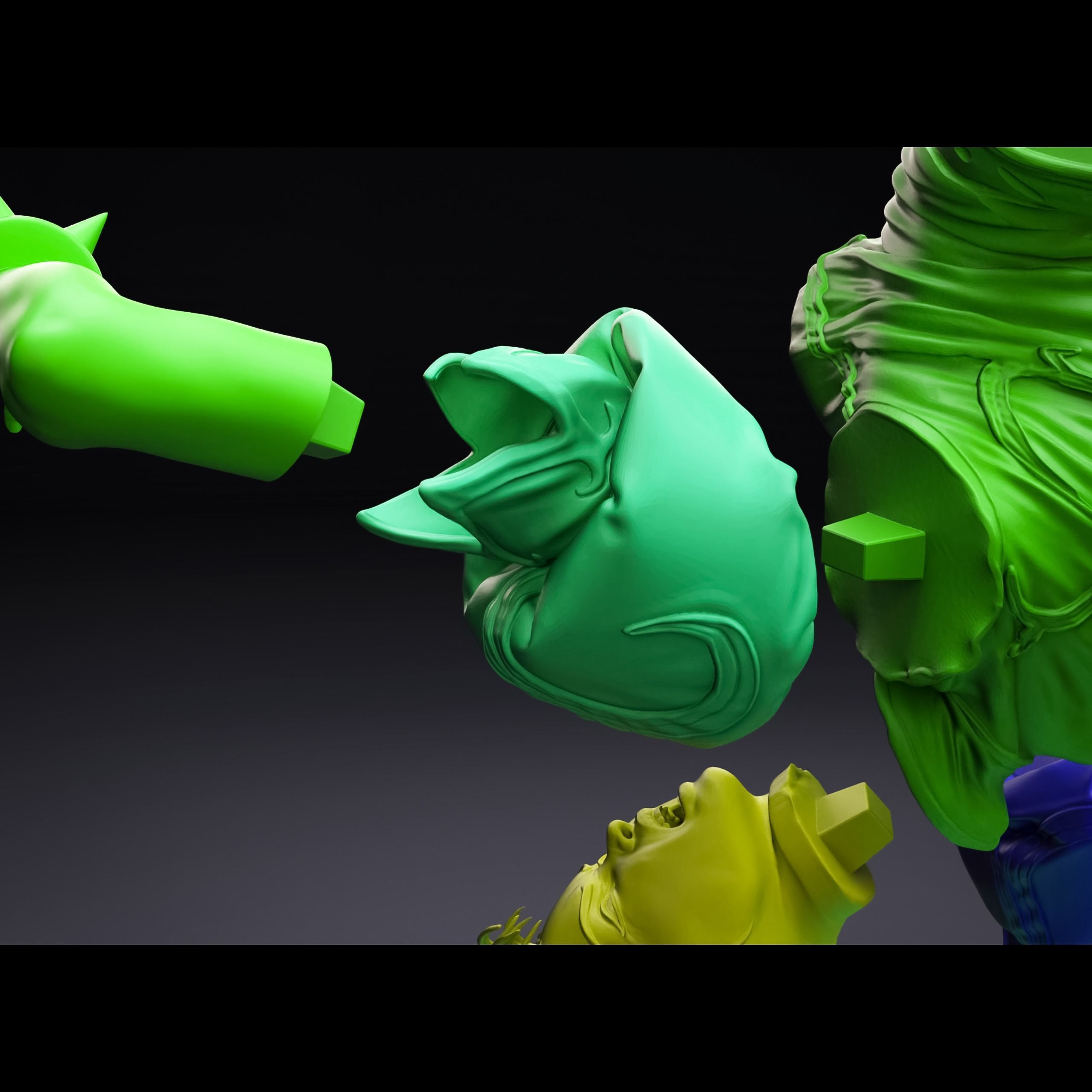 Chun-Li Spinning Bird Kick FanArt for 3D Print 3D print model_5