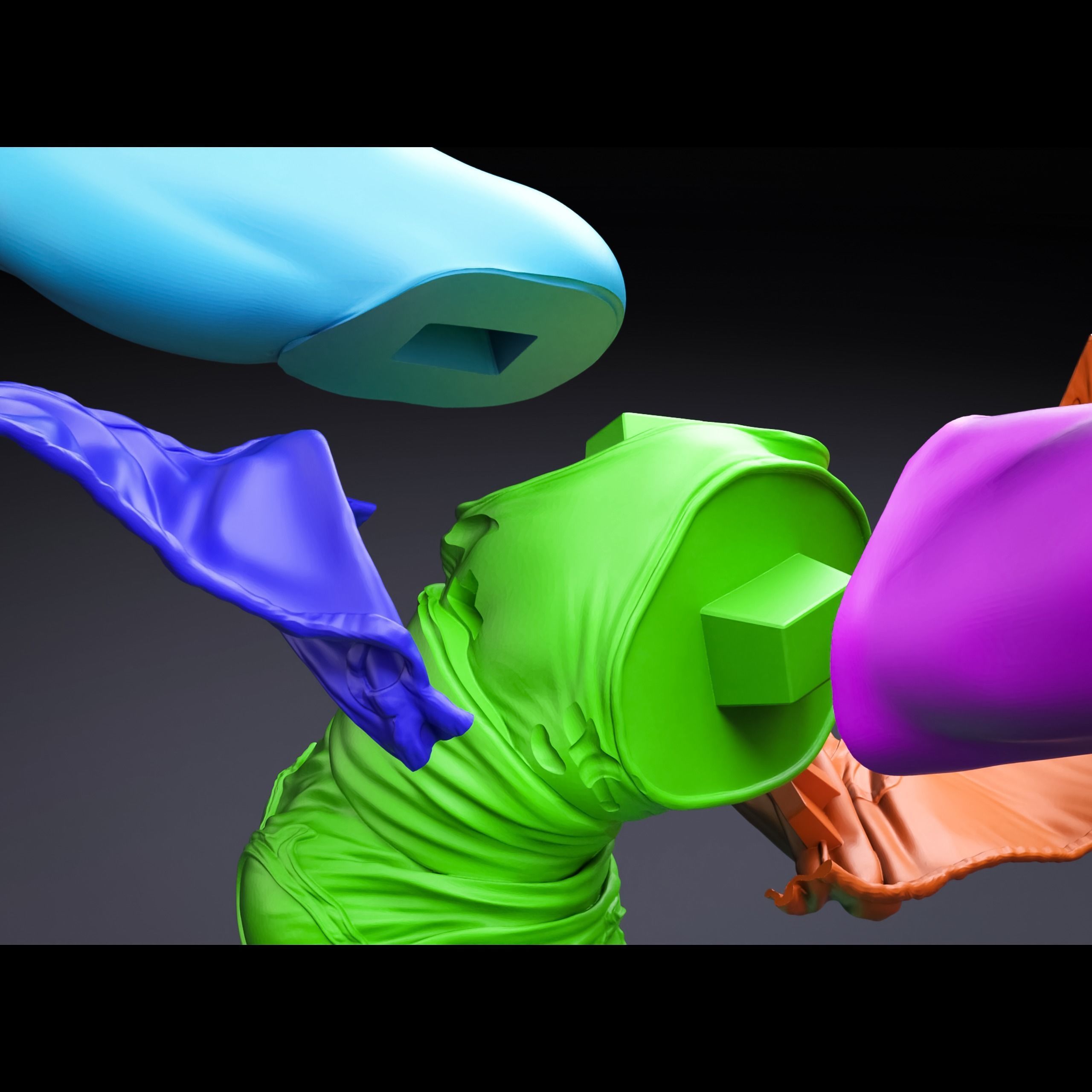 Chun-Li Spinning Bird Kick FanArt for 3D Print 3D print model_6