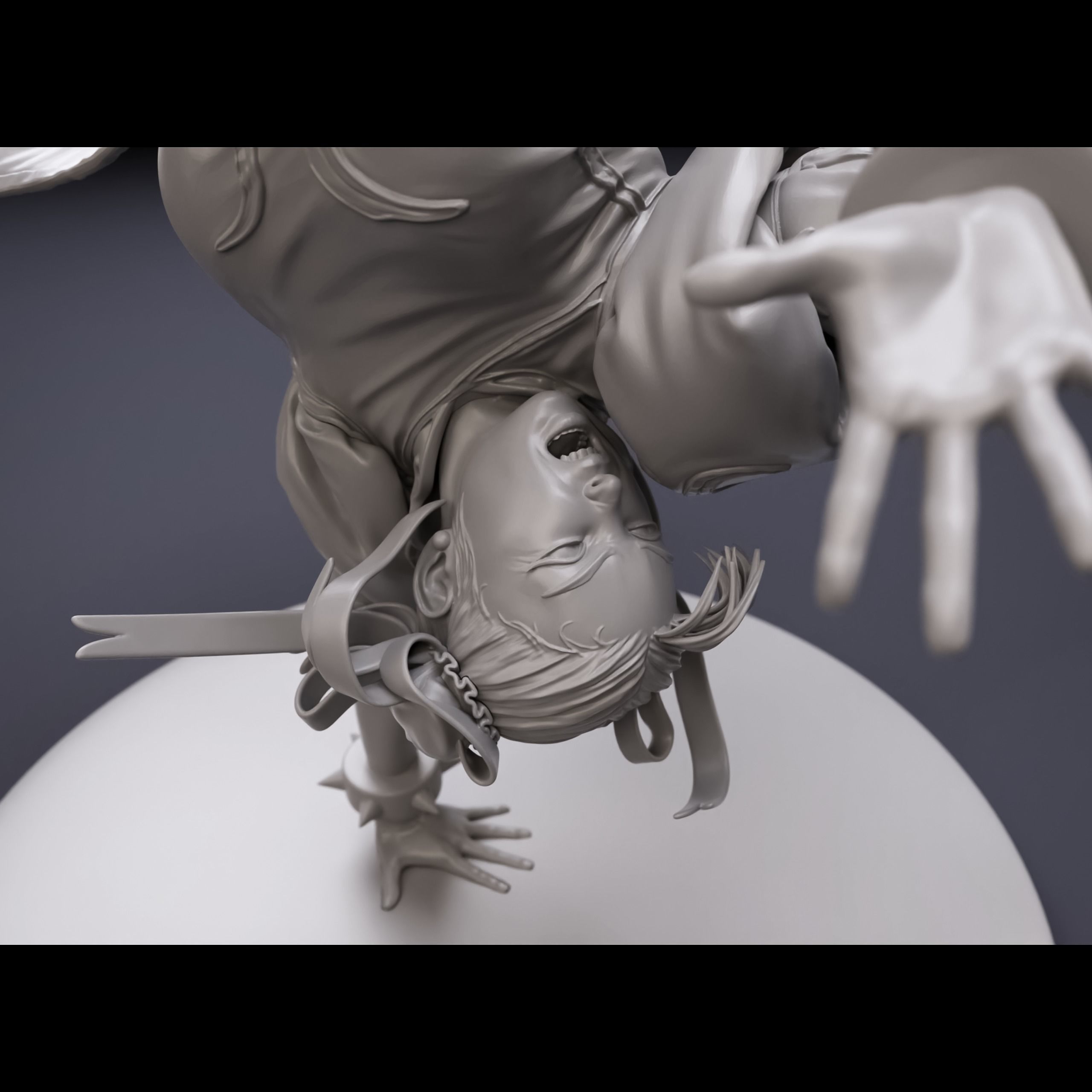 Chun-Li Spinning Bird Kick FanArt for 3D Print 3D print model_11