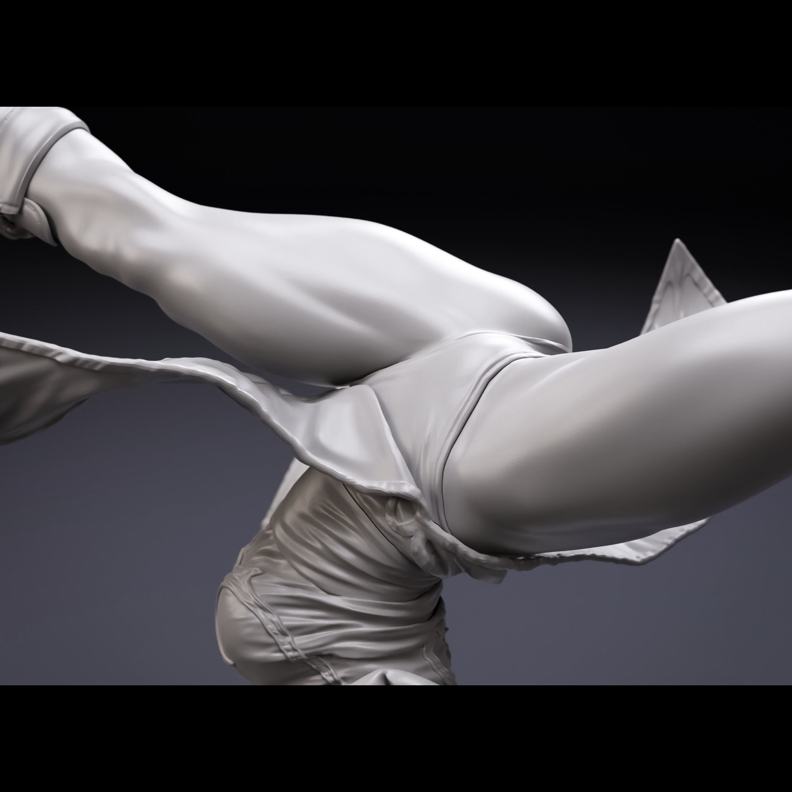 Chun-Li Spinning Bird Kick FanArt for 3D Print 3D print model_14