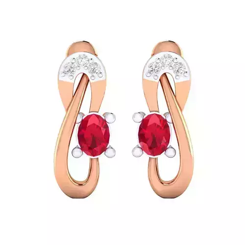 Women earrings 3dm render detail 3D print model