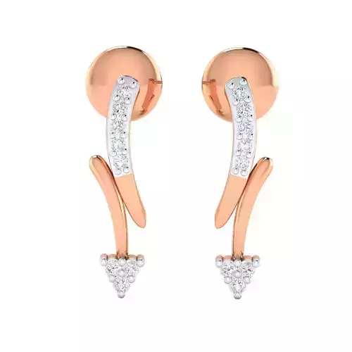 Women earrings 3dm render detail 3D print model
