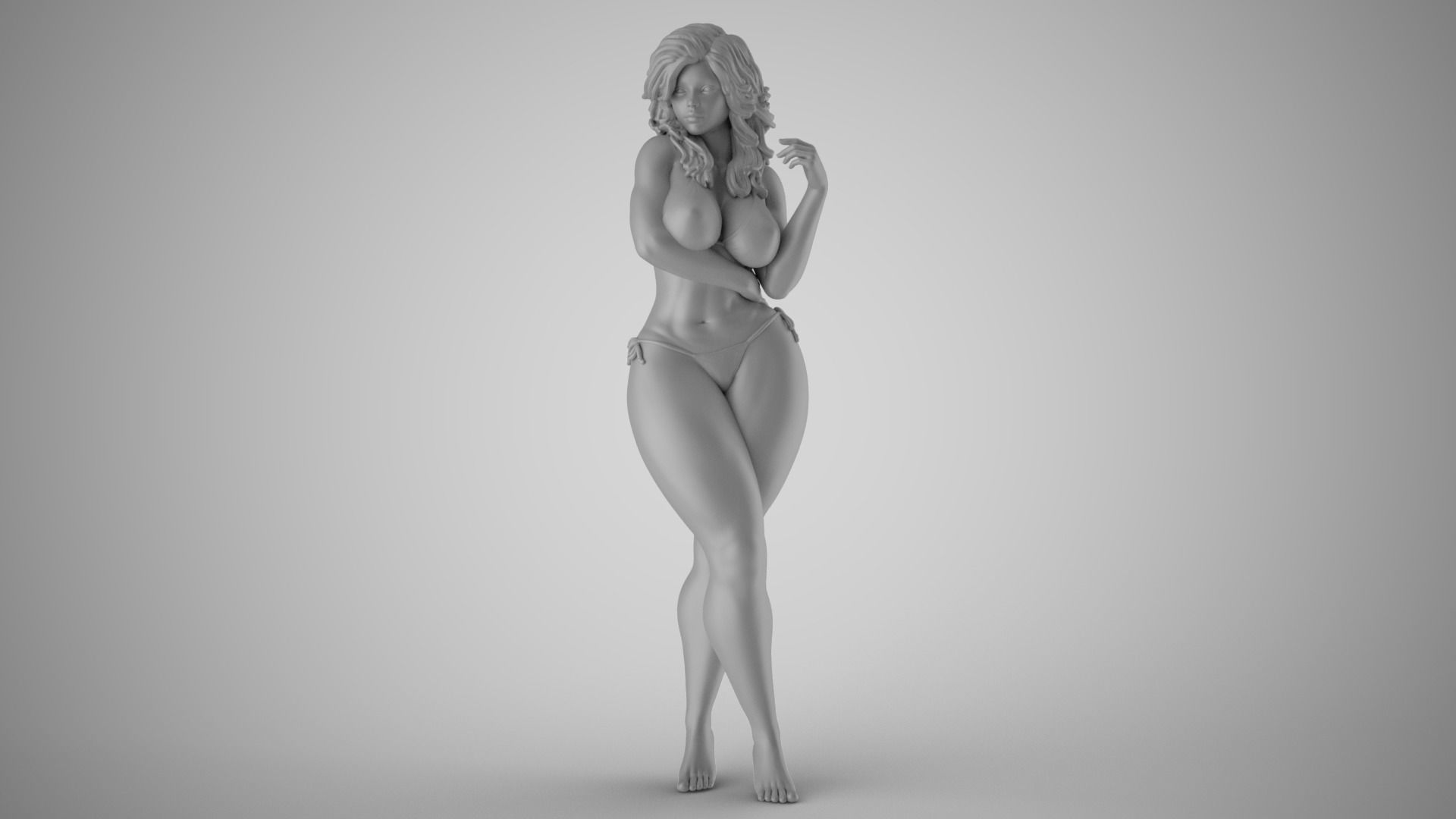 Tender Girl 8 3D print model_2