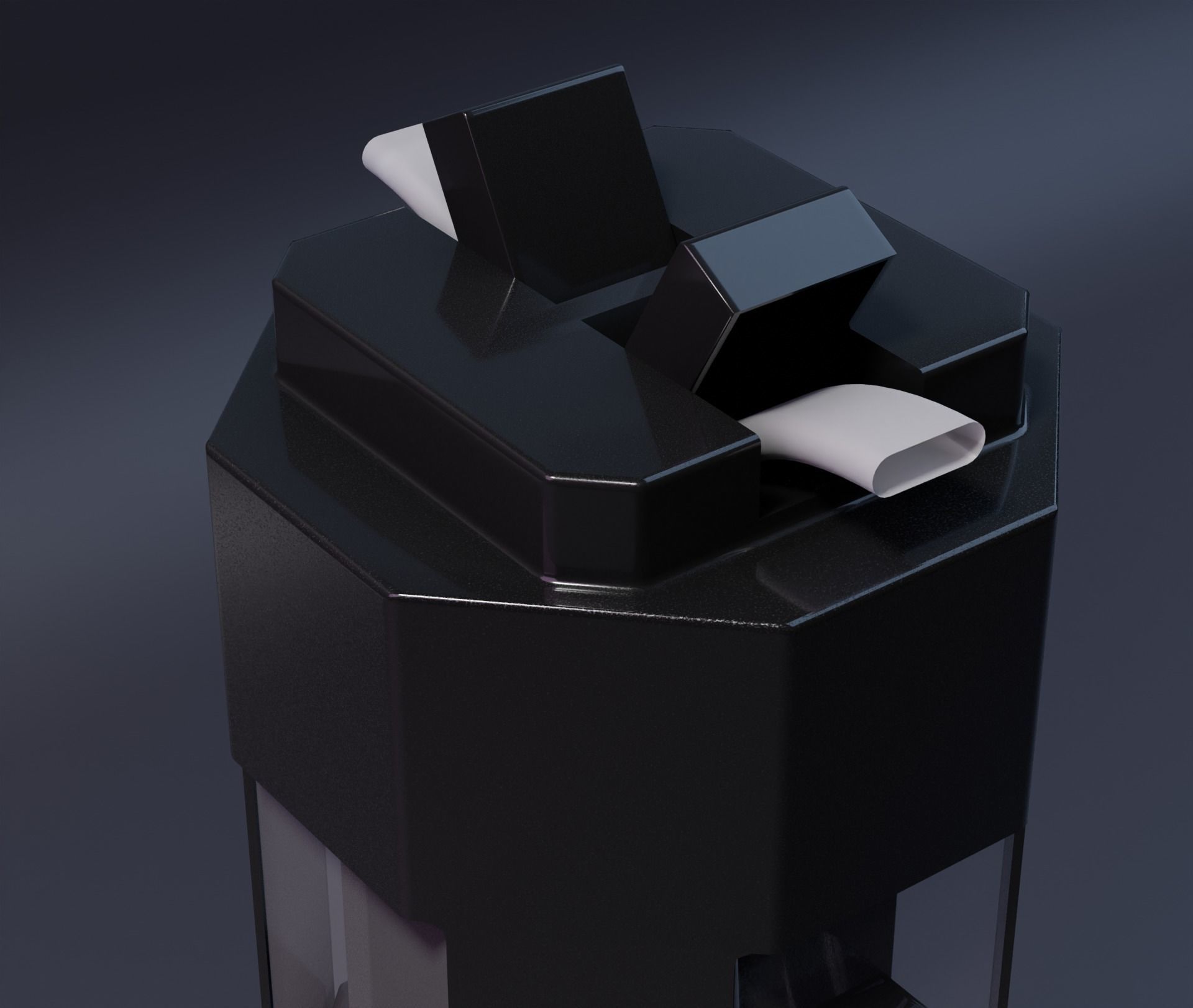 Scifi concept bottle 3D model_11