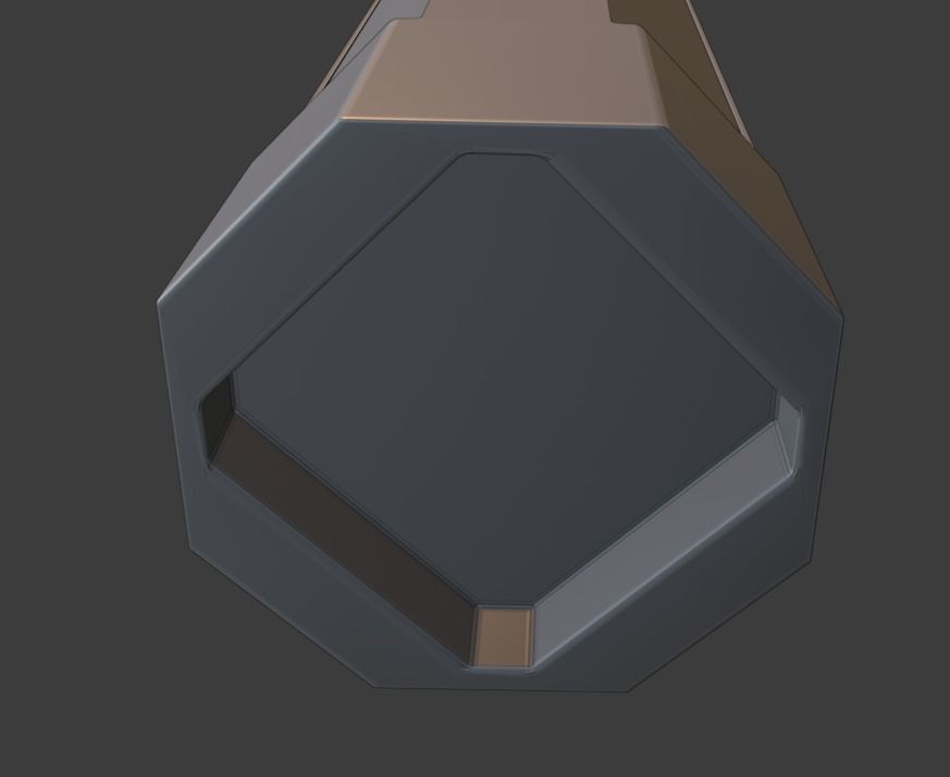Scifi concept bottle 3D model_12