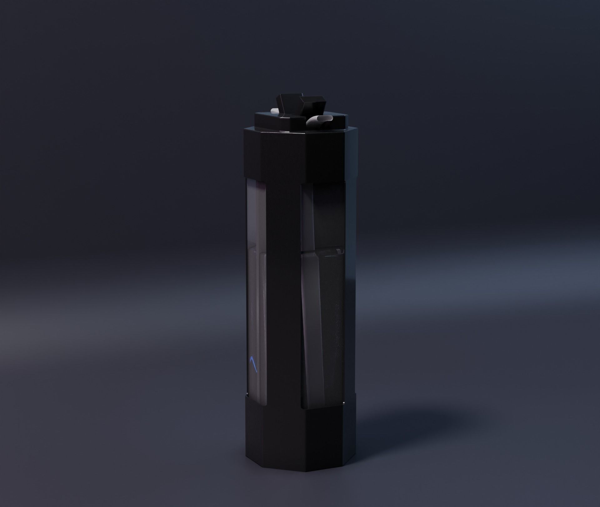 Scifi concept bottle 3D model_3
