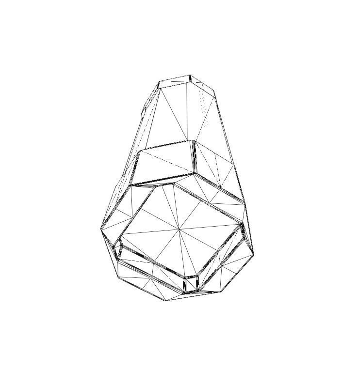 Scifi concept bottle 3D model_9