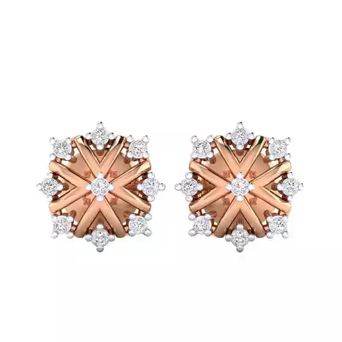 Women earrings 3dm render detail 3D print model 3D print model